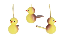 SEIFFENcom by Nestler GmbH Frühlingsdeko*Vögel zum Hängen, 5 Stück, gelb/braun von SEIFFEN.COM