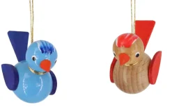 SEIFFENcom by Nestler GmbH Neuheiten | Frühlingsdeko*Vögel zum Hängen, blau/braun, 2 Stück von SEIFFEN.COM