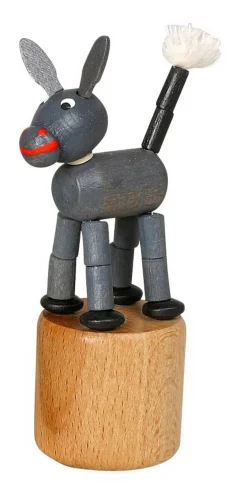 Jan Stephani Neuheiten*Wackelfigur Esel, 8 cm von