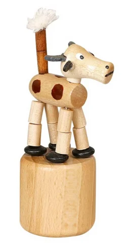 Jan Stephani Holzspielzeug*Wackelfigur Kuh von