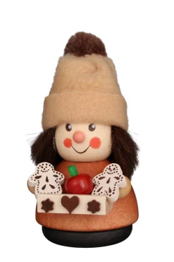 Christian Ulbricht Weihnachtsfiguren*Wackelmännchen Lebkuchenverkäufer, 9 cm, natur von