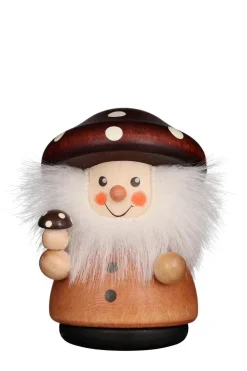 Christian Ulbricht Neuheiten | Weihnachtsfiguren*Wackelmännchen Pilzmännle, natur von