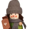 Christian Ulbricht Holzfiguren & Dekofiguren*Wackelmännchen Rodler, 8 cm von