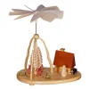 Zenker Weihnachtspyramiden*Weihnachstpyramide mit Rehe und einem Haus, 23 cm von Ralf