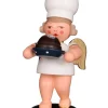 Christian Ulbricht Neuheiten*Weihnachtsengel - Bäckerengel mit Napfkuchen, 10 cm, farbig von