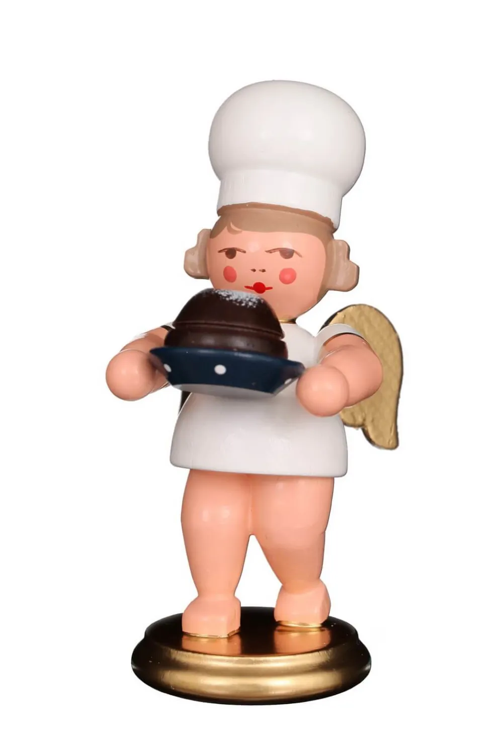 Christian Ulbricht Neuheiten*Weihnachtsengel - Bäckerengel mit Napfkuchen, 10 cm, farbig von