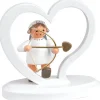 KWO Neuheiten | Weihnachtsengel*Weihnachtsengel Amor mit Herz, 7 cm von