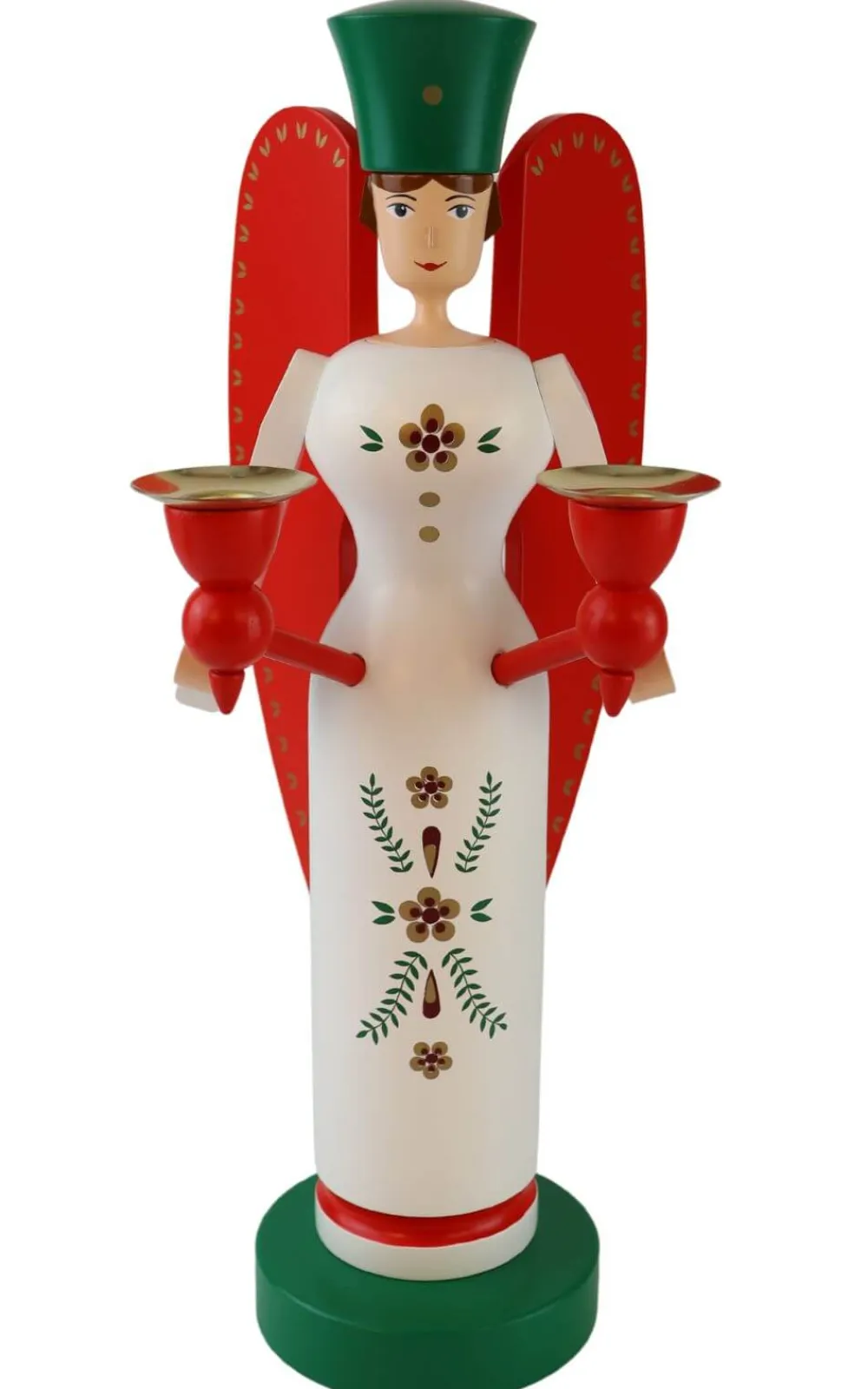 Richard Glässer GmbH Engel & Bergmann*Weihnachtsengel für Wachskerzen, 32 cm, von Richard Glässer