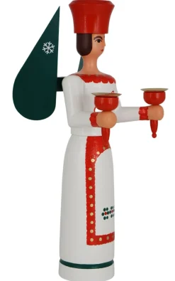 SEIFFENcom by Nestler GmbH Neuheiten | Engel & Bergmann*Weihnachtsengel für Wachskerzen, 38 cm, von SEIFFEN.COM