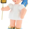 Figurenland Uhlig GmbH Weihnachtsengel*Weihnachtsengel mit Laterne und blauen Flügeln von Figurenland Uhlig