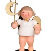 Christian Ulbricht Auslaufartikel*Weihnachtsengel mit Mond, 9 cm von