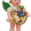 Hubrig Volkskunst Weihnachtsengel*Weihnachtsengel mit Reiterlein von
