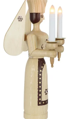 SEIFFENcom by Nestler GmbH Auslaufartikel | Engel & Bergmann*Weihnachtsengel, , 34 cm mit elektrischer Beleuchtung von SEIFFEN.COM