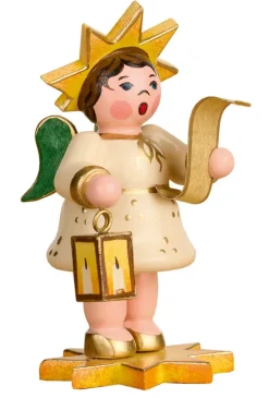 Hubrig Volkskunst Weihnachtsengel*Weihnachtsengel Sternkind Frohe Botschaft, 5 cm von