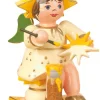 Hubrig Volkskunst Neuheiten | Weihnachtsengel*Weihnachtsengel Sternkind Sternmaler, 5 cm von