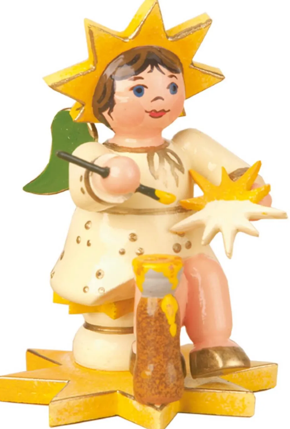 Hubrig Volkskunst Neuheiten | Weihnachtsengel*Weihnachtsengel Sternkind Sternmaler, 5 cm von