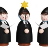 Romy Thiel Weihnachtsfiguren | Romy Thiel Figuren*Weihnachtsfiguren Kurrende, 5-teilig, schwarz, 6 cm von