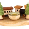 Knuth Neuber Kerzenhalter Weihnachten*Weihnachtskerzenhalter Eisenbahn von