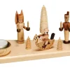Volkskunstwerkstatt Eckert Kerzenhalter Weihnachten*Weihnachtskerzenhalter Engel, Bergmann, von Eckert