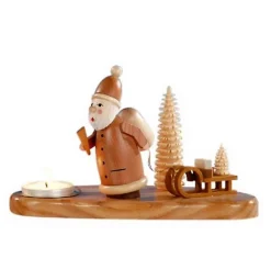 Knuth Neuber Kerzenhalter Weihnachten*Weihnachtskerzenhalter in mit Weihnachtsmann von