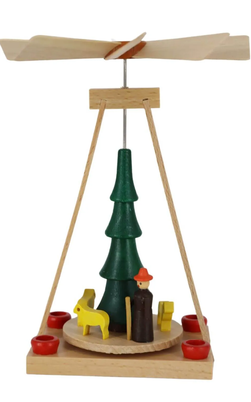 Spielwarenmacher Günther Weihnachtspyramiden*Weihnachtspyramide - Wärmespiel Schäfer, 14 cm, von