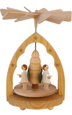 Richard Glässer GmbH Neuheiten | Weihnachtspyramiden*Weihnachtspyramide - Wärmespiel Engel von Richard Glässer