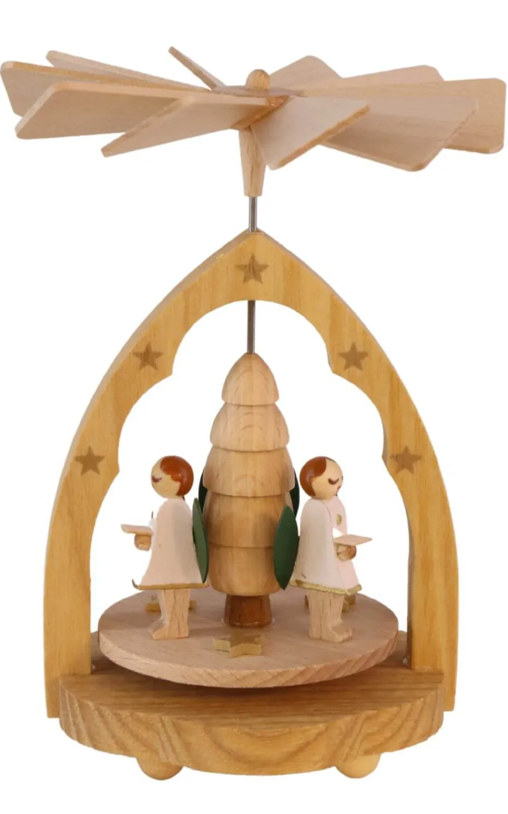 Richard Glässer GmbH Neuheiten | Weihnachtspyramiden*Weihnachtspyramide - Wärmespiel Engel von Richard Glässer