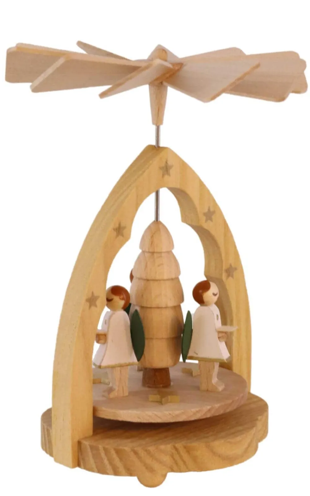 Richard Glässer GmbH Neuheiten | Weihnachtspyramiden*Weihnachtspyramide - Wärmespiel Engel von Richard Glässer