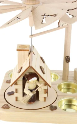 Legler Holz- und Drechslerwaren HODREWA Weihnachtspyramiden*Weihnachtspyramide &amp; Räucherpyramide Hänsel und Gretel von Legler