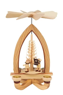 Heinz Lorenz Auslaufartikel | Weihnachtspyramiden*Weihnachtspyramide Bergmannszug, 28 cm von