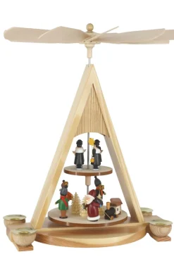 Knuth Neuber Weihnachtspyramiden*Weihnachtspyramide Bescherung mit Laternenkinder, 38 cm von