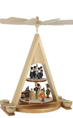 Knuth Neuber Weihnachtspyramiden*Weihnachtspyramide Bescherung mit Laternenkinder, 38 cm von