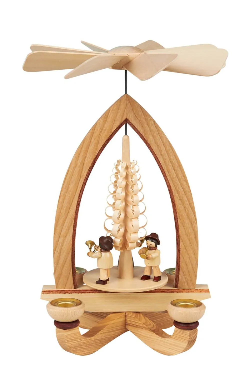 Heinz Lorenz Weihnachtspyramiden*Weihnachtspyramide Bläsertrio, 28 cm von