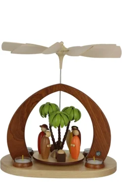 Müller Kleinkunst Weihnachtspyramiden*Weihnachtspyramide Christi Geburt, modern 32 cm von