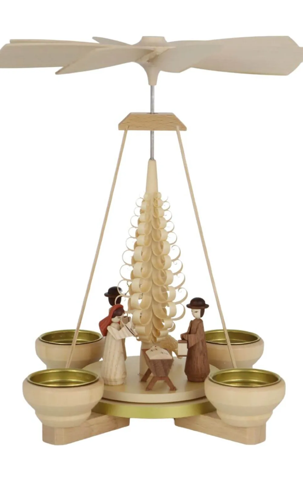Müller Kleinkunst Weihnachtspyramiden*Weihnachtspyramide Christi Geburt, 24 cm von