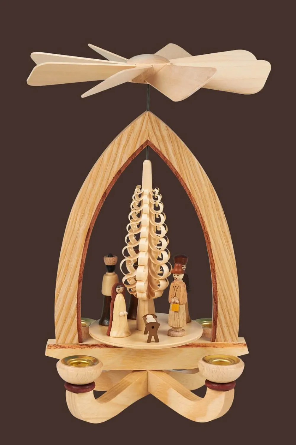 Heinz Lorenz Neuheiten | Weihnachtspyramiden*Weihnachtspyramide Christi Geburt, 28 cm von