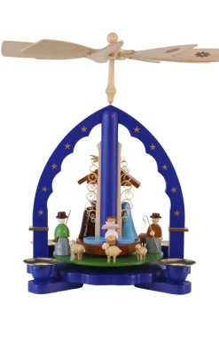 Richard Glässer GmbH Neuheiten | Auslaufartikel*Weihnachtspyramide Christi Geburt, 27 cm, von Richard Glässer