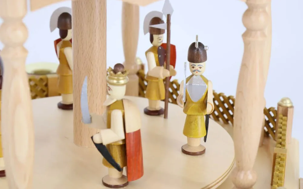 Richard Glässer GmbH Einzelstücke | Weihnachtspyramiden*Weihnachtspyramide Christi Geburt, , 4-stöckig von Richard Glässer