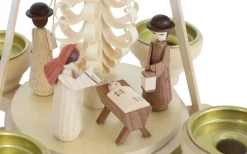 Müller Kleinkunst Weihnachtspyramiden*Weihnachtspyramide Christi Geburt, 24 cm von