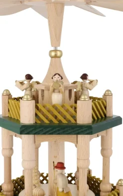 Richard Glässer GmbH Weihnachtspyramiden*Weihnachtspyramide Christi Geburt, natur, 40 cm von Richard Glässer
