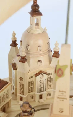 Müller Kleinkunst Einzelstücke | Neuheiten*Weihnachtspyramide Dresden Altstadt, 36 cm von