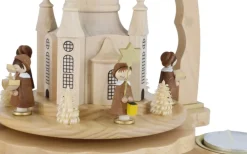 Richard Glässer GmbH Weihnachtspyramiden*Weihnachtspyramide Dresdner Frauenkirche mit Kurrende, 27 cm von Richard Glässer