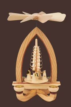 Heinz Lorenz Neuheiten | Weihnachtspyramiden*Weihnachtspyramide Engel, 28 cm von