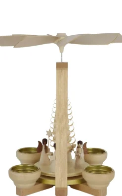 Müller Kleinkunst Weihnachtspyramiden*Weihnachtspyramide Engel, 24 cm von