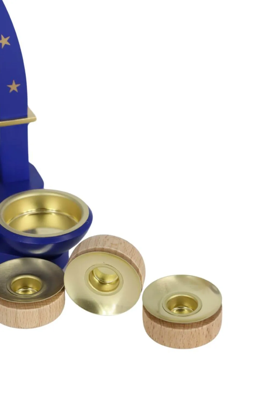 Richard Glässer GmbH Weihnachtspyramiden*Weihnachtspyramide Engelkonzert, blau, 28 cm von Richard Glässer