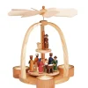 Knuth Neuber Weihnachtspyramiden*Weihnachtspyramide für Teelichte mit Heilige Familie, , 24 cm von