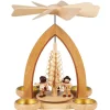 Heinz Lorenz Teelichtpyramiden | Weihnachtspyramiden*Weihnachtspyramide für Teelichte Handelsleute, 26 cm von