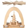 Albin Preißler Teelichtpyramiden | Weihnachtspyramiden*Weihnachtspyramide für Teelichte mit Waldtieren und Bäumen, , 28 cm von