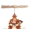 Christian Ulbricht Weihnachtspyramiden*Weihnachtspyramide für Teelichte Schneemann, 20 cm von