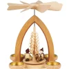 Heinz Lorenz Neuheiten | Teelichtpyramiden*Weihnachtspyramide für Teelichte Weihnachtsfreude, 26 cm von